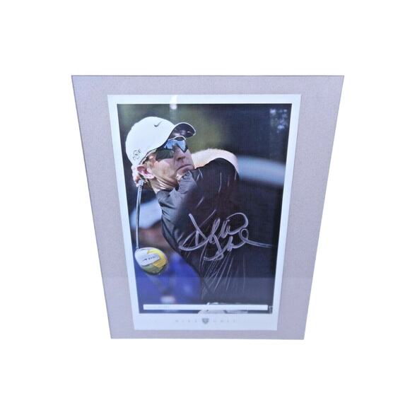 Signed David Duval Golfer Autographed Framed Matted Photo Nike PGA Champion VTG - Picture 5 of 9